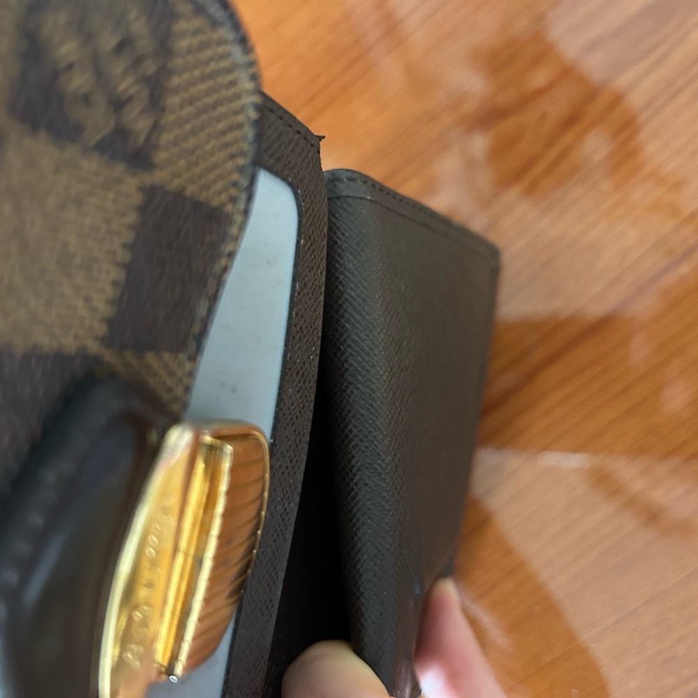 Louis Vuitton Checkered Damier Wallet pocket photo pocket zippy - Picture 11 of 12